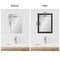Amanti Art Mirror Makeover Bathroom Mirror Frame Border Kit - Fully Assembled Peel and Stick Frame - Mirror NOT Included - Accent Bronze Narrow Trim